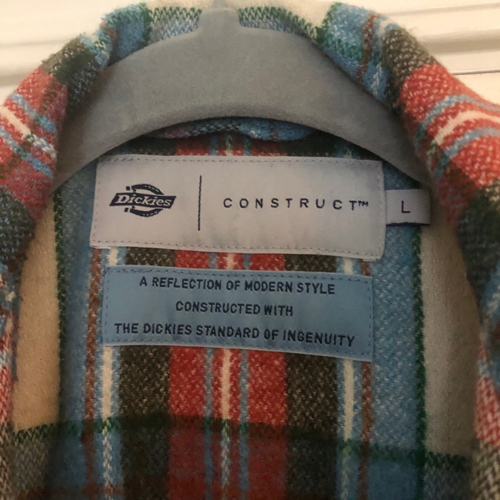 Dickies Construct plaid flannel jacket. - Picture 2 of 5